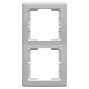 Рамка 2-ая вертикальная белая, DARIA, MUTLUSAN