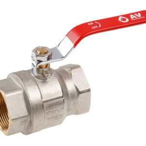 Кран шаровый 1 1/2" вн.-вн. ручка PN25, AV Engineering