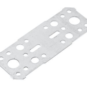Пластина крепежная 130х53 белый цинк Цвiк