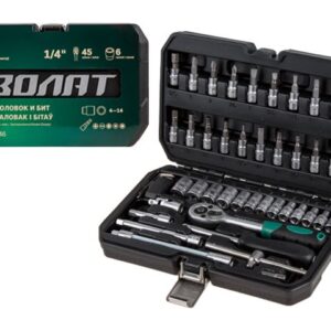 Набор головок и бит 46пр. ВОЛАТ