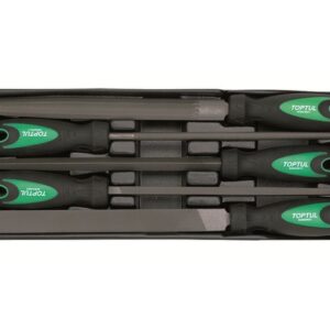 Набор-сет напильников 5шт. 136х364мм TOPTUL