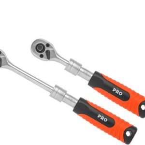 Трещотка 1/4" 72зуб. 165-215мм телескоп. PRO STARTUL (PRO-47014)