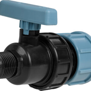 Кран шар. 25 х 3/4" нар. (для ПЭ труб), AV Engineering