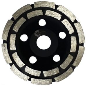 Алмазная чашка d 125мм сегментная двухрядная TRIO DIAMOND