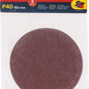 Шлифлист 150мм P40 без отв. 4 шт. для станка WORTEX GM 1528