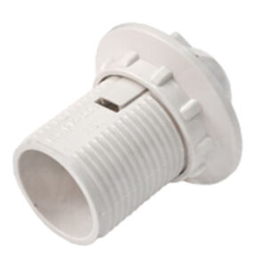 Патрон Е14 с резьбовым вводом и абажурным кольцом, BYLECTRICA