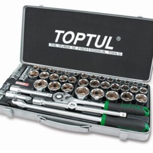 Набор головок 1/2" 8-32мм 43предм. 6гр. метал.кейс (GCAD4303)