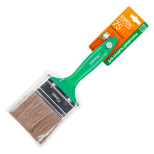 Кисть плоская 3"-75мм смеш. щетина (древесина) STARTUL MASTER