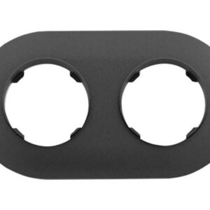 Рамка 2-местная графит, Прованс, Bylectrica