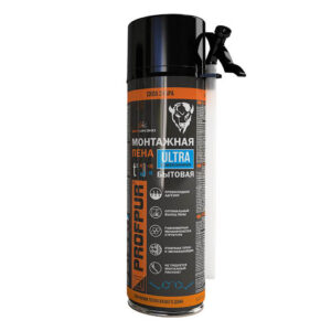 Пена монтажная бытовая всесезонная PROFPUR Ultra (500мл)