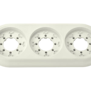 Рамка 3-местная бежевая, Ретро, BYLECTRICA