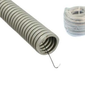 Труба гофр.ПВХ d 16 с зондом (10 м) ЮПИТЕР