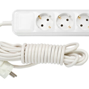Удлинитель бытовой 3,5м (3 роз., 3.7кВт, с/з, ПВС 3х1,5) BYLECTRICA