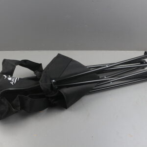 Кресло складное кемпинговое с держателем для бутылок + чехол, черное, серия Coyote, ARIZONE уценен