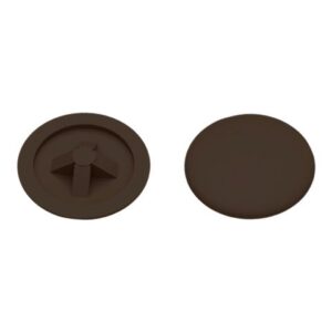 Заглушка для самореза PH2, декоративная темно-коричневая (50 шт в зип-локе) STARFIX