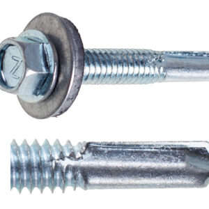 Саморез кровельный 5.5х25 мм цинк, шайба с прокл., PT5 (50 шт в пласт. конт.) STARFIX