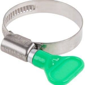 Хомут червячный с ключом "бабочка" 25-40 мм, нерж.сталь (W2) STARFIX