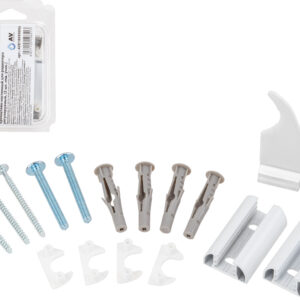 Кронштейн настенный для радиатора регулируемый, (2 шт. инд. упак.), AV Engineering