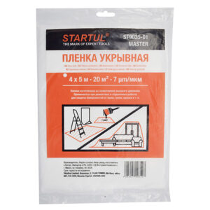 Пленка укрывная 4x5 м, 7 мкм STARTUL MASTER (ST9035-01)