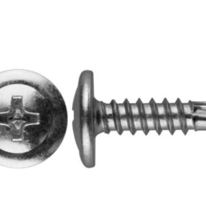 Саморез 4.2х32 мм с прессшайбой, цинк, со сверлом (100 шт в пласт. конт.) STARFIX