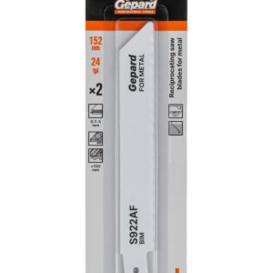 Пилка сабельная по металлу S922AF (2 шт.) GEPARD