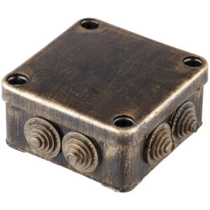 Коробка распаечная ОП 95х95х45мм, бронза, 7 мембр. вх. IP44 ЮПИТЕР
