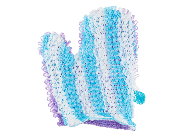 Мочалка банная MASSAGE-LINE "Варежка"