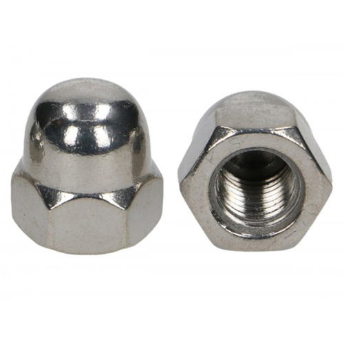 Гайка колпачковая М5, нерж. сталь (А2), DIN 1587 (25 шт в зип-локе)