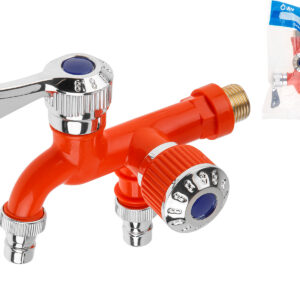 Кран пластиковый садовый 1/2" нар., AV Engineering