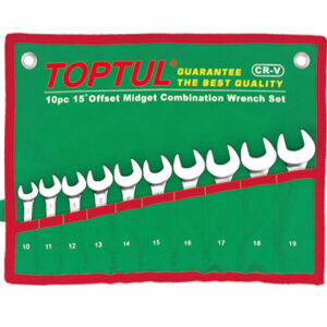 Набор ключей комбинир. 10-19мм 10шт TOPTUL