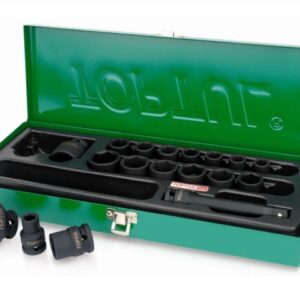 Набор головок ударн. 1/2" 10-32мм 6гр. 18шт TOPTUL