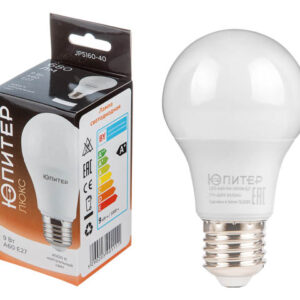 Лампа светодиодная A60 СТАНДАРТ 9 Вт 170-240В E27 4000К ЮПИТЕР ЛЮКС