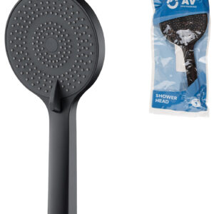 Душевая лейка, 3-функц. черн., AV Engineering