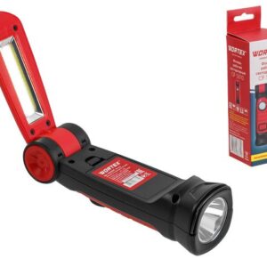 Фонарь светодиодный Wortex CF 5010 в кор. 50-100 Лм, 2 режима, магнит
