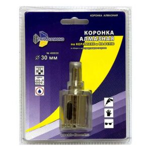 Коронка алмазная  d 30 мм по керамике и кафелю TRIO-DIAMOND