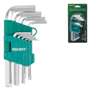 Набор ключей шестигр. 1,5-10мм 9шт коротк. ВОЛАТ