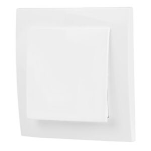 Выключатель 1 клав. (cкрытый, 6А) белый, Стандарт, Юпитер