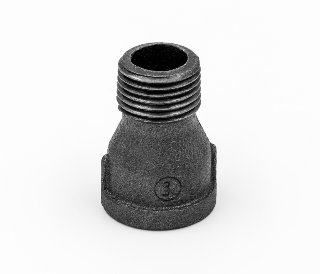 Переход 1 1/2" х 1 1/4" вн.-нар. чугун черн., AV Engineering