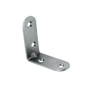 Кронштейн мебельный 30х30 мм, белый цинк (4 шт в зип-локе) STARFIX