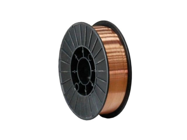 Проволока сварочная омедненная ER 70S-6 ф0,8мм (катушка D200 5 кг) OLIVER