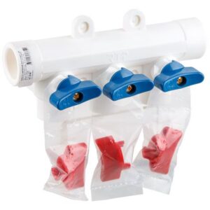 Коллектор с шар. краном универс. PPR 25х20/3, РТП