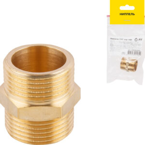 Ниппель 3/4" нар.-нар., AV Engineering (инд. упак)