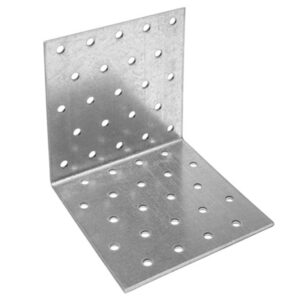 Уголок крепежный равносторонний 100х100х100 мм KUR белый цинк STARFIX