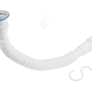 Сифон 1 1/2"х40/50 гофрированный (удлинённый), выпуск 70мм, AV Engineering