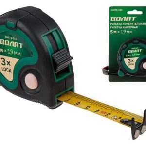 Рулетка  5м/19мм обрезин. корп. ВОЛАТ