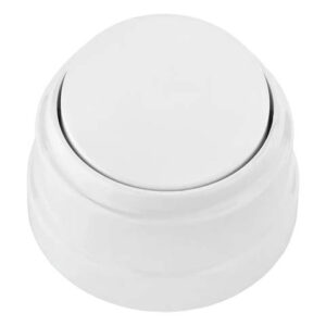 Выключатель 1 клав. проходной (открытый, 10А) белый, Ретро, BYLECTRICA