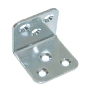 Уголок мебельный 32х32х32 мм белый цинк (50 шт в карт. уп.) STARFIX