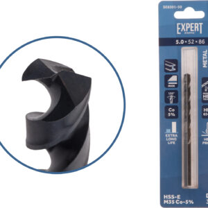 Сверло по металлу ц/х 5.0х52х86 мм HSS-Co Black EXPERT STARTUL