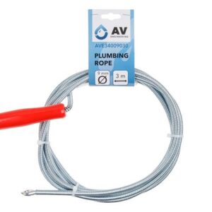Трос сантехнический пружинный ф 9 мм длина 3 м AV Engineering