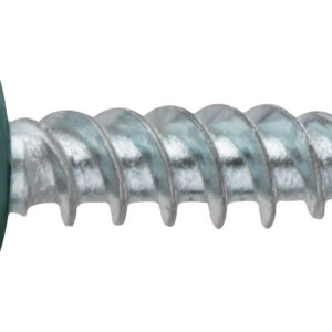 Саморез 4.2х19 мм с прессшайбой, цинк, острый, RAL 6005 (50 шт в зип-локе) STARFIX